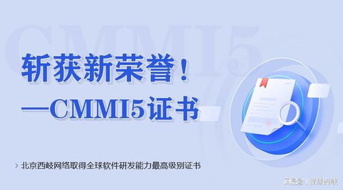 北京西岐网络斩获CMMI 5级认证，彰显全球顶尖软件研发实力